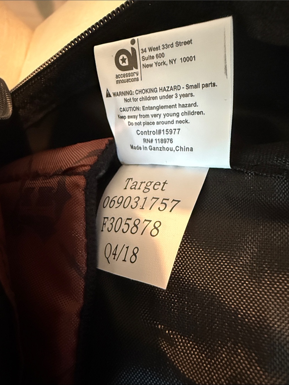18" NWT backpack HARRY POTTER patch school gray black bag HP Target NEW - Picture 6 of 16